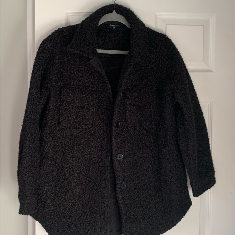 Black Teddy Style Jacket